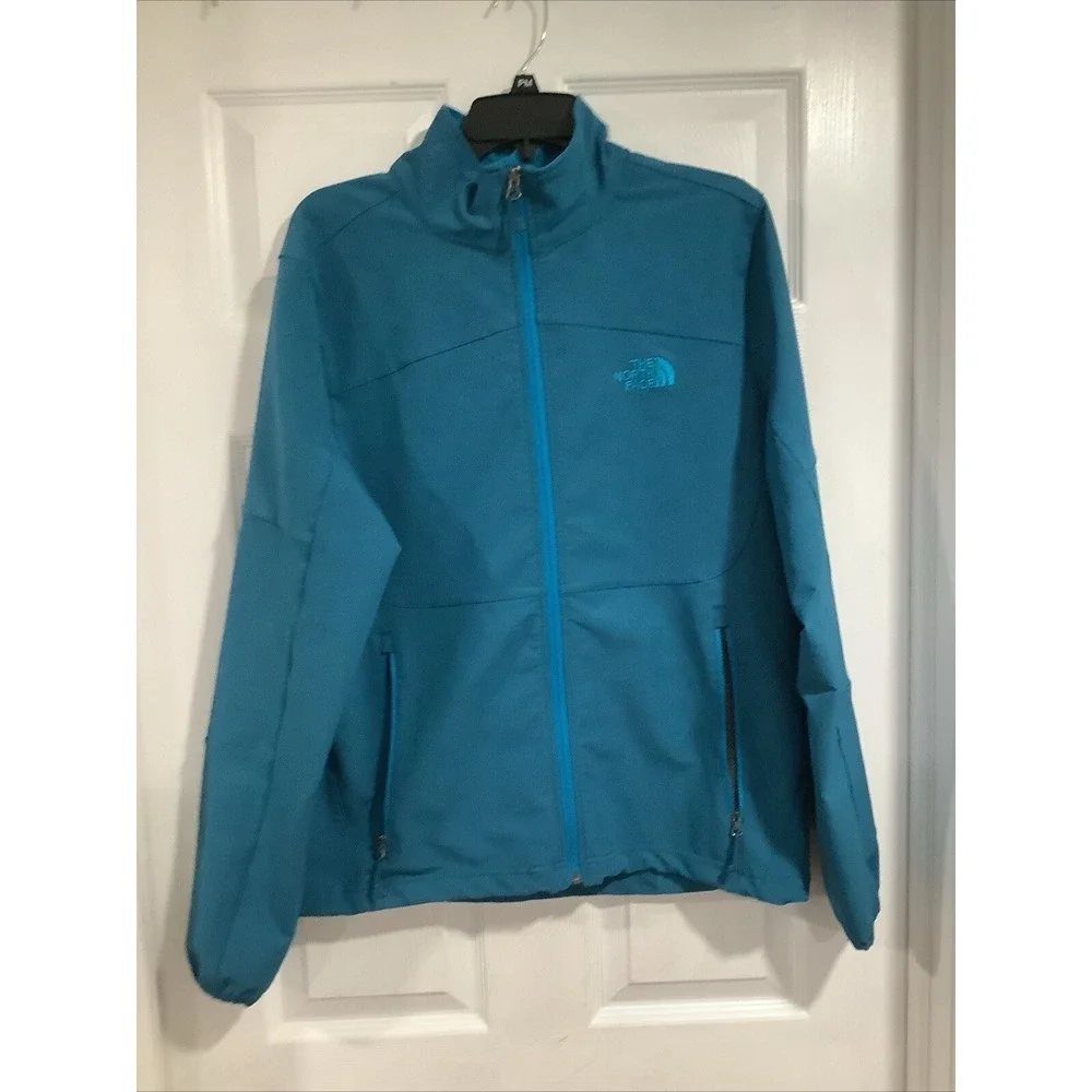 The North Face Softshell Windwall Windproof Polyester Jacket Mens Medium